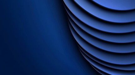 Obraz premium Abstract Blue Curves Background Design