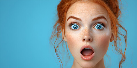 person with wide eyes and open mouth expressing shock and surprise