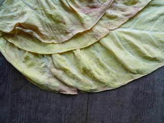 Tobacco leaves are dried in natural conditions and strung on a string for drying.
Procurement of...