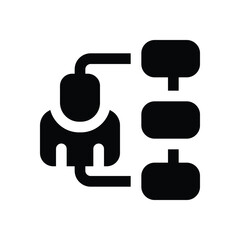 skill glyph icon. Strong and solid vector icon for websites, mobile interfaces, presentations, and visual branding. High quality and easy to edit.