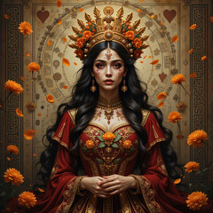 Fototapeta premium chica azteca