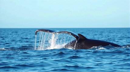 Fototapeta premium dolphin in the water