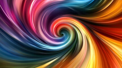 Colorful Dynamic Swirls of Energy