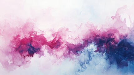Fototapeta premium Light pastel pink watercolor texture background,