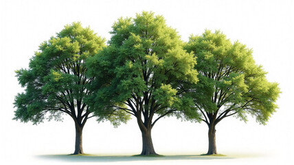 Obraz premium tree isolated on white background