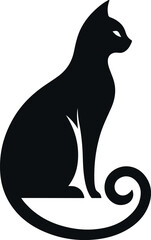 cat vector silhouettes