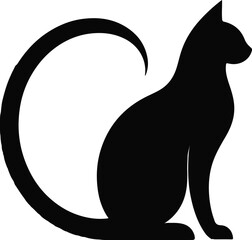 cat vector silhouettes