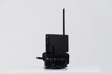 Compact Electronic Warfare System with Antenna on Display