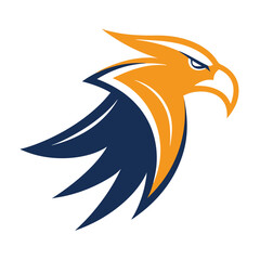 Obraz premium hyper realistic eagle logo vector