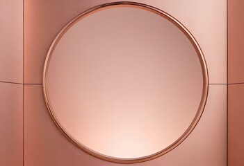 Zuiver Bandit Round Copper Wall Mirror
