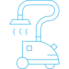 Clothers Steamer single vector icon illustration