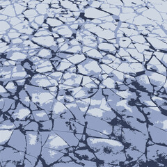 ice on the beach texture pattern