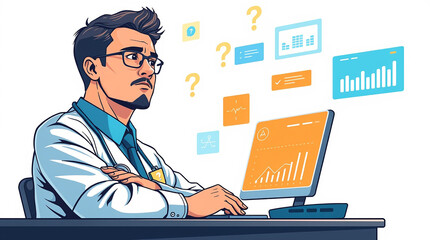 businessman with laptop