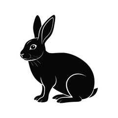 vector illustration of a rabbit
