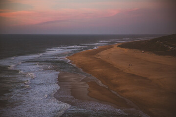 Sandy Beach at Nazare