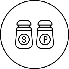 Salt and pepper Icon