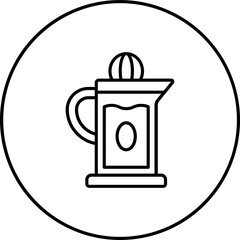 Orange squeezer Icon