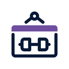 data dual tone icon. Sleek and modern vector icon for websites, mobile apps, marketing materials, and corporate design. Fully scalable and ready to use.