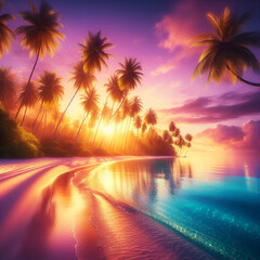 Tropical Sunset Paradise