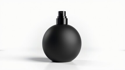 Black Perfume Bottle Mockup