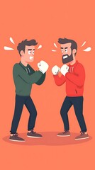 Angry Men Boxing Contest