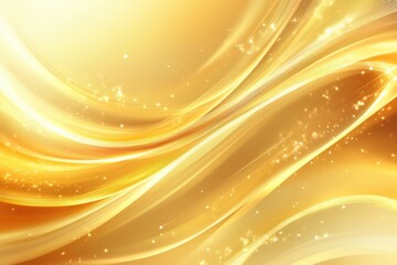 Closeup of shimmering gold glitter on a solid black background