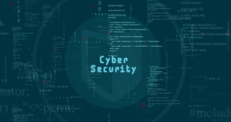 Image of globe with data processing over data processing