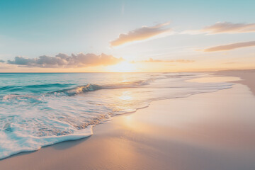 Obraz premium Waves on the seashore.