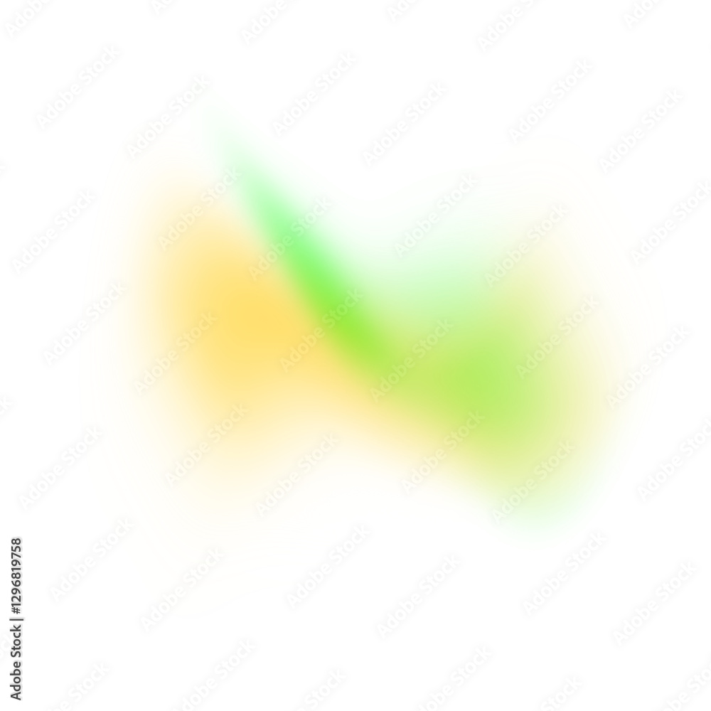 Poster teal green yellow grainy gradient shape transparent background glowing noise texture cover header po