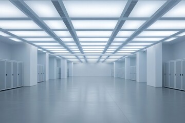 In this room, there exists a great number of servers in total