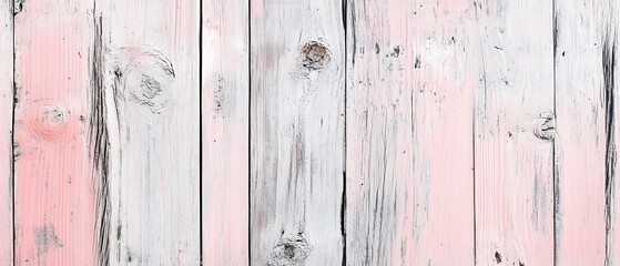 Naklejka premium Beautiful Light Pink Old Wood Surface Showcasing Unique Natural Patterns and Textures for Rustic Decor Ideas and Design Inspiration