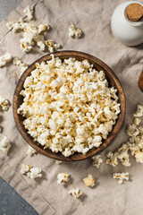 Homemade Healthy Butter Popcorn