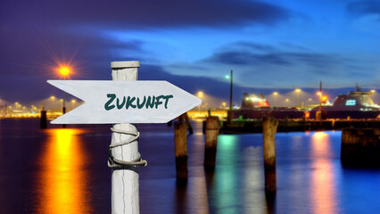 Signposts the direct way to Future