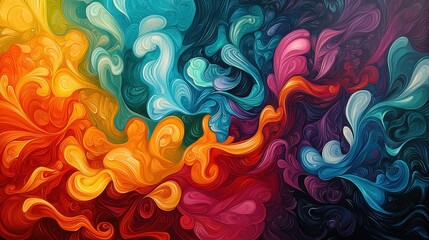 Bright and colorful background: an eye-catching design perfect for creative projects and visual art