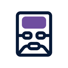 restrain dual tone icon. Sleek and modern vector icon for websites, mobile apps, marketing materials, and corporate design. Fully scalable and ready to use.