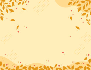 Autumn leaves background.