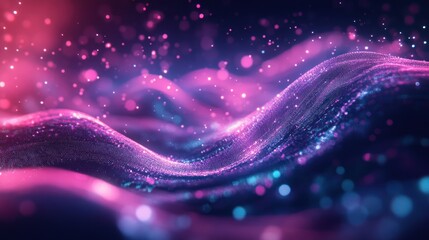 Fototapeta premium Abstract vibrant digital wave background