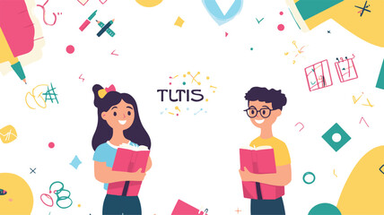 Fototapeta premium Colorful Creativity & Global Unity: Playful Kids, Artistic Expressions, and Collaborative Ideas . A Vibrant Fusion of Kids' Creativity, Playful Learning, and Global Collaboration Art & Illustration