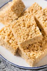 Sweet Homemade Rice Crispy Cereal Treats