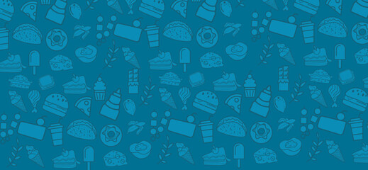 Fast Food Burger Menu Restaurant Traditional Doodle Icons Sketch Hand Made Design Vector. A emblematic elements and Tools Traditional Doodle Style Hand Drawn elements and objects set.