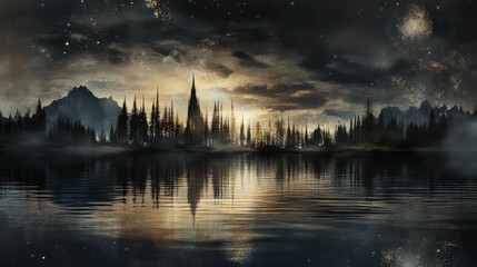 Fototapeta premium Tranquil Landscapes Through Different Seasons