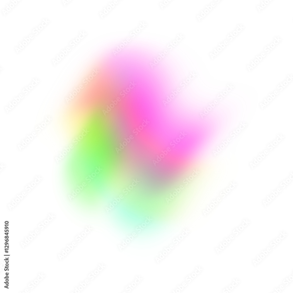 Poster abstract transparent blurred design element. blue and purple light leak blur shape.