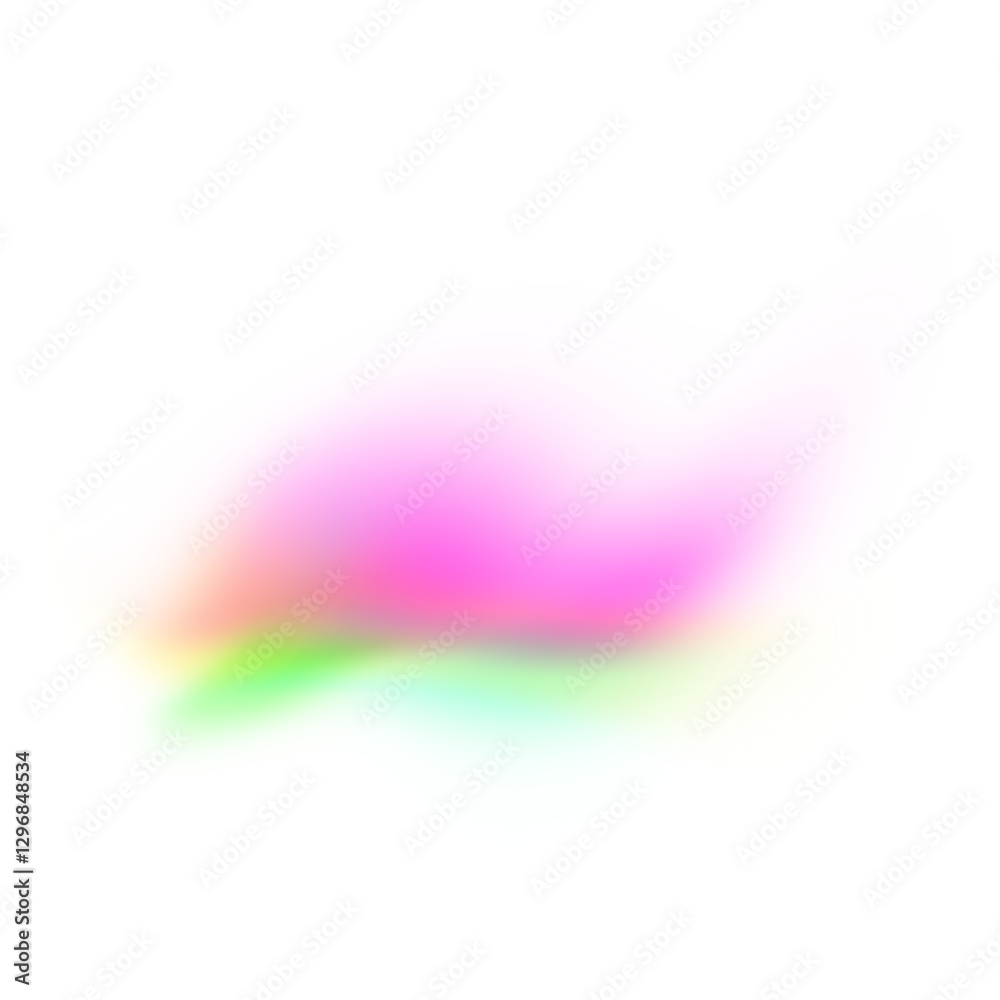 Poster abstract transparent blurred design element. blue and purple light leak blur shape.