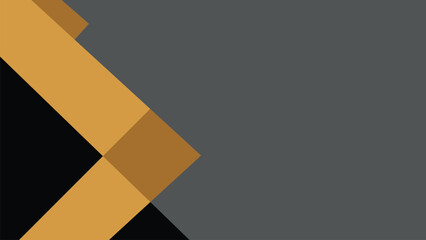 Modern Abstract Geometric Background with Dark and Gold Elements.