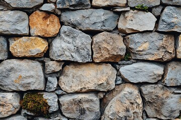 Ancient stone wall texture