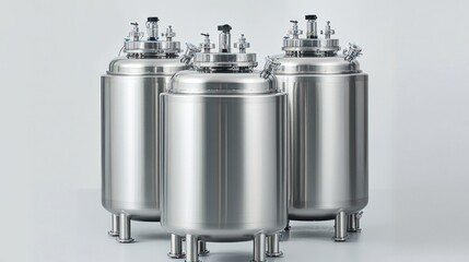 Stainless Steel Tanks Studio Shot