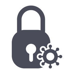 Security, Settings, and Shield Icons - Vector Graphic for Protection and Safety
