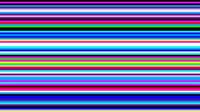 lines of many colors like when you loaded programs and video games in old computers from the 80s