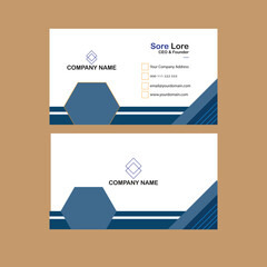 Fototapeta premium Creative and modern business card template