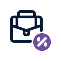 handbag dual tone icon. Sleek and modern vector icon for websites, mobile apps, marketing materials, and corporate design. Fully scalable and ready to use.